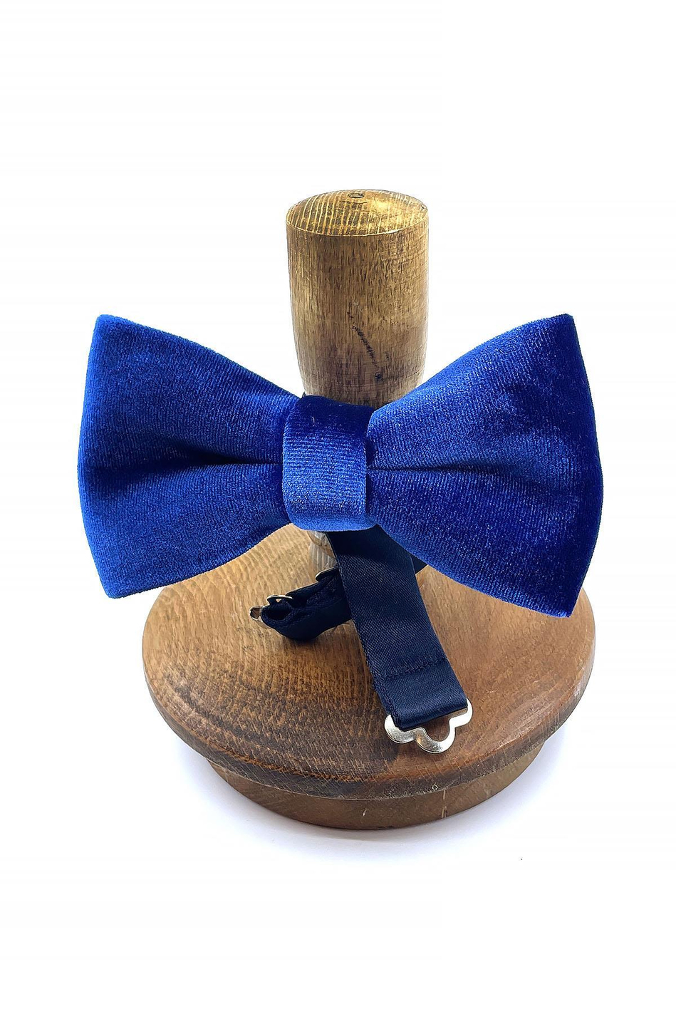 Saks Mavi Kadife Papyon P1688