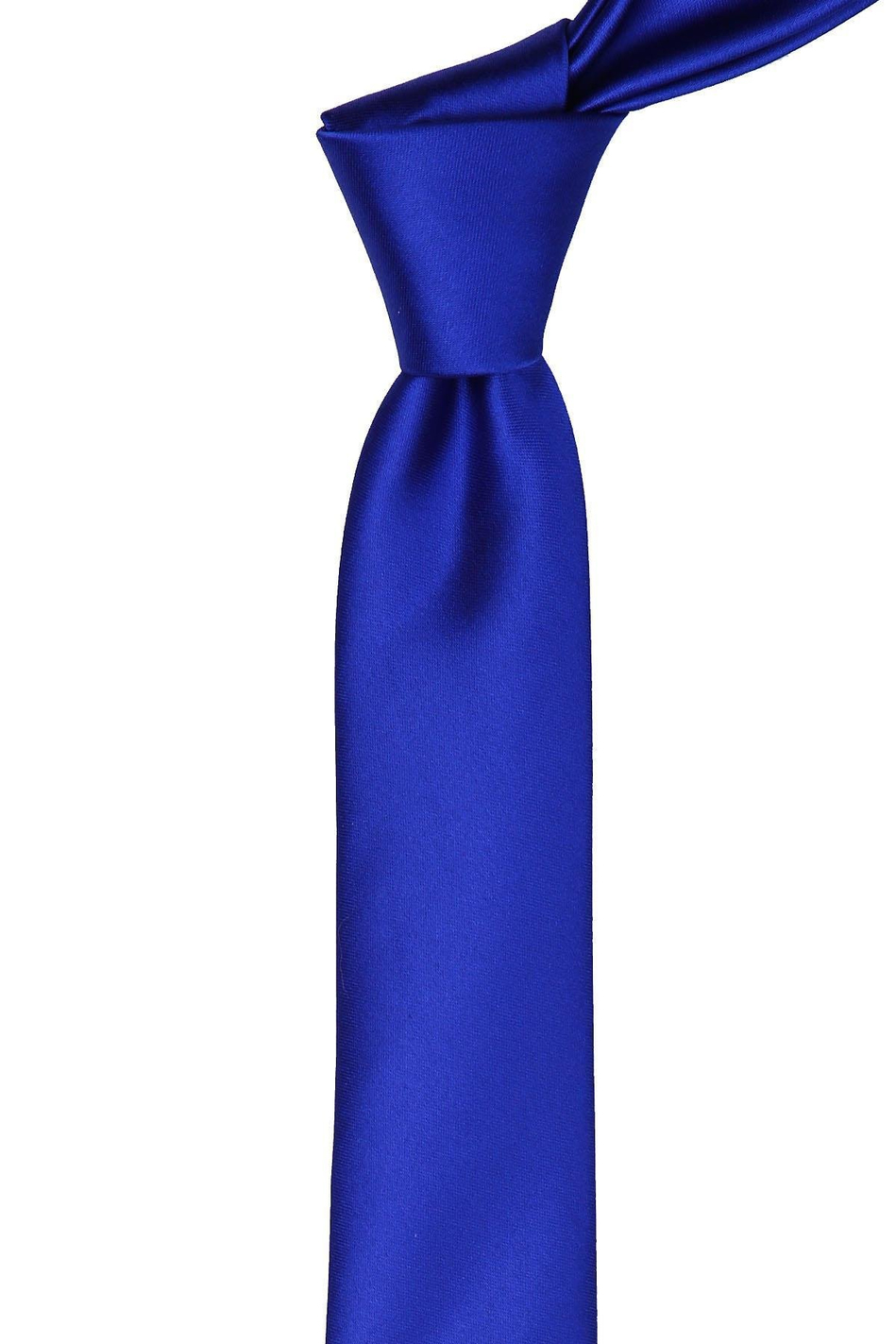 Saks Saten Düz Çok İnce Kravat UST03