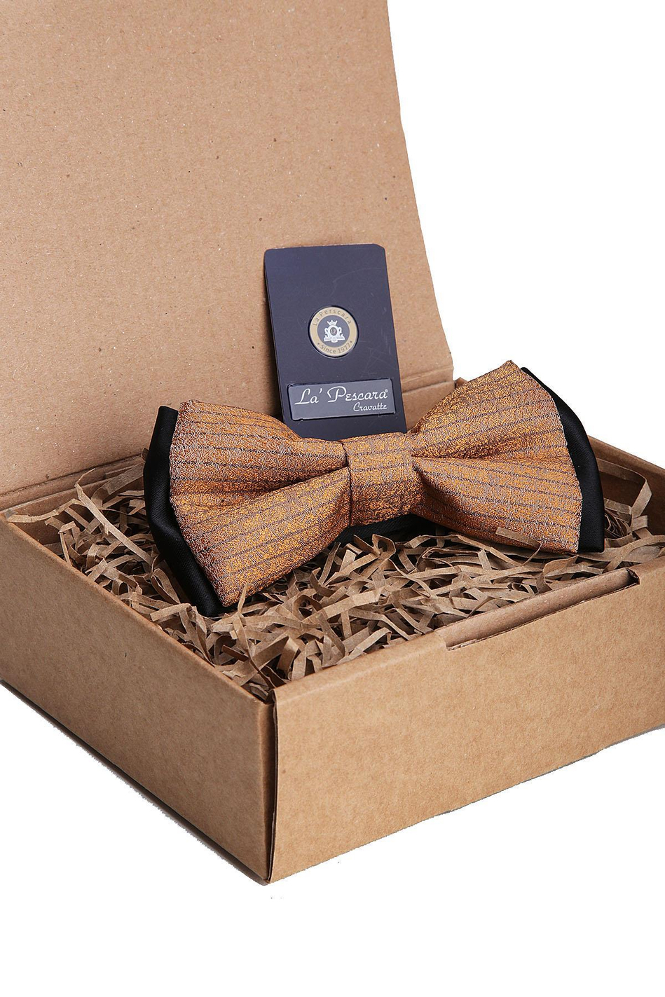 Sarı Çizgi Desen Papyon P1310