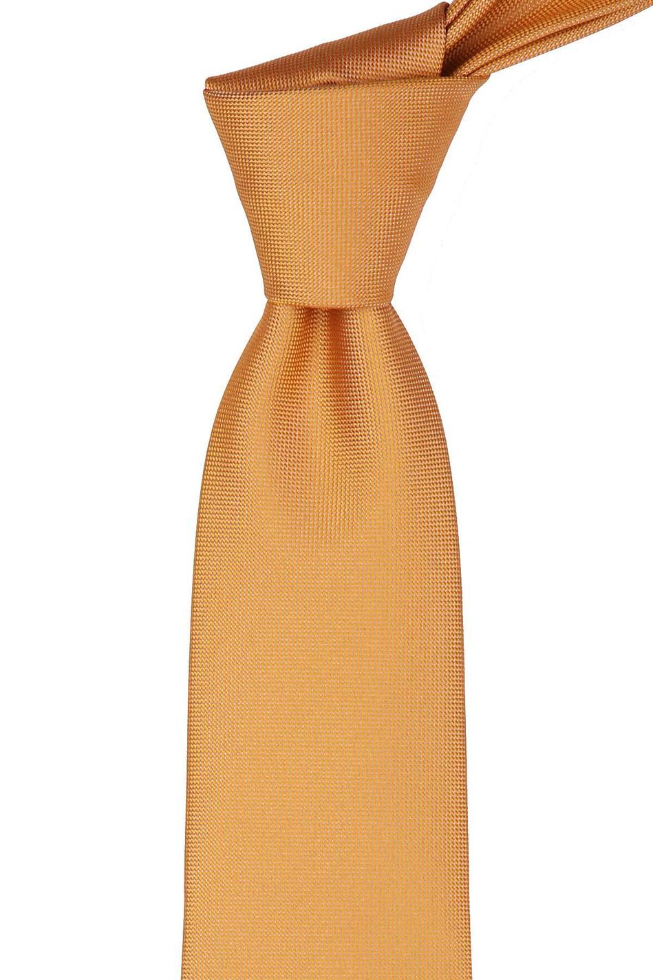 Sarı Nokta Desen Mendilli Klasik Kravat KK4156