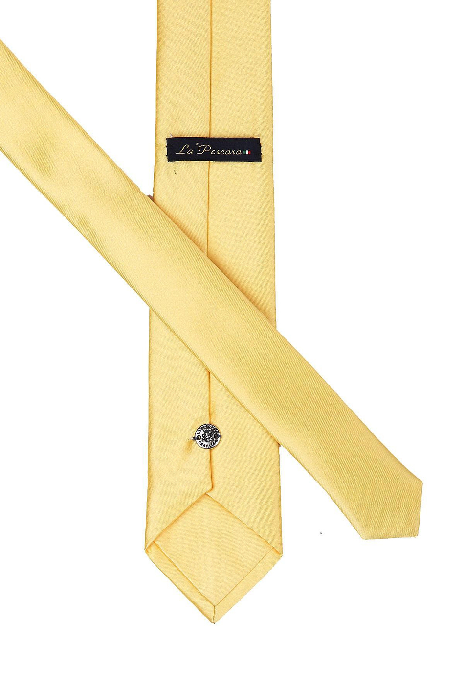 Sarı Saten Slim Kravat SK5321