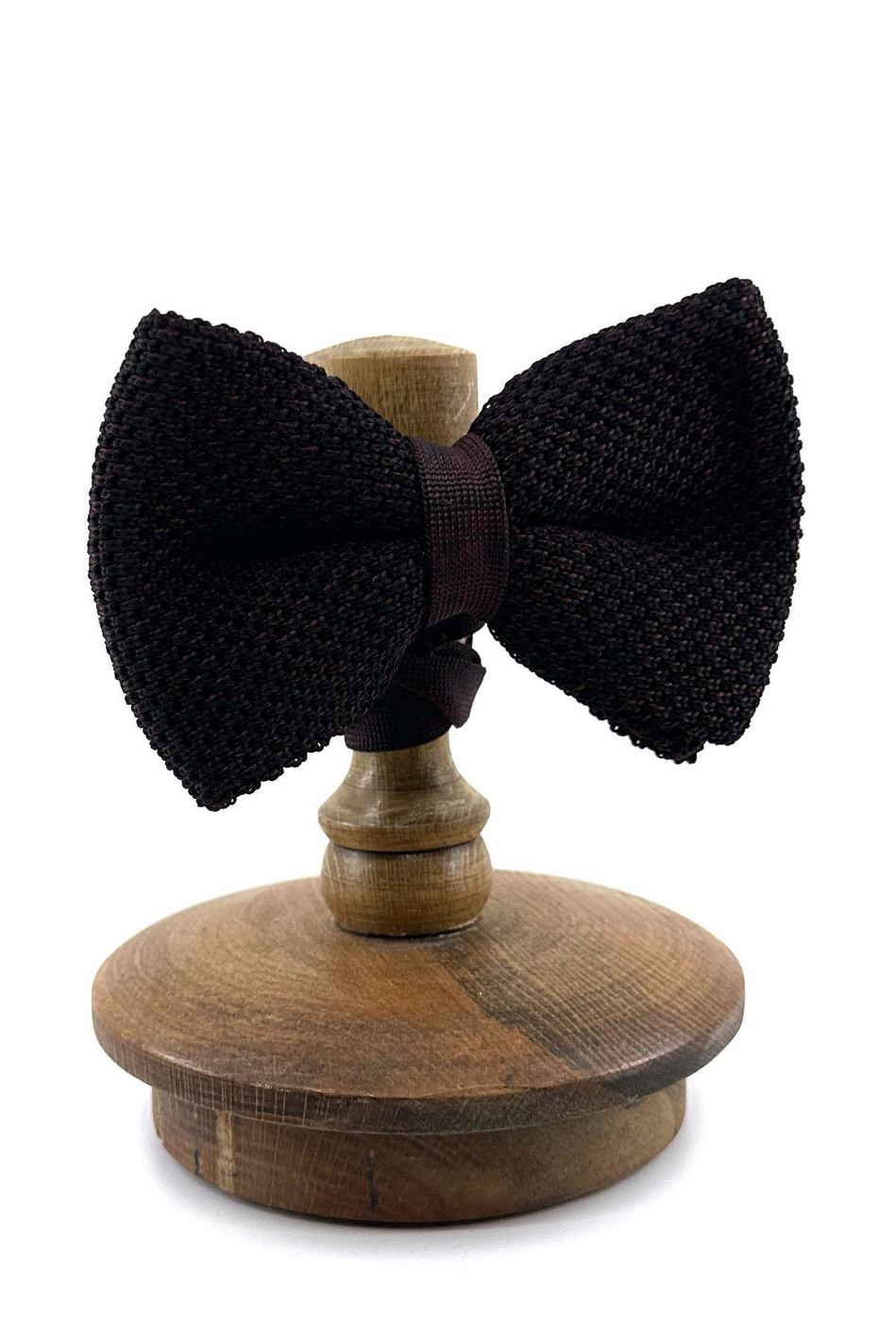 Siyah - Bordo Örgü Papyon ÖR144