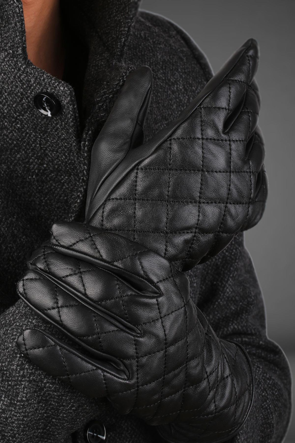 Siyah Erkek Deri Eldiven EL09