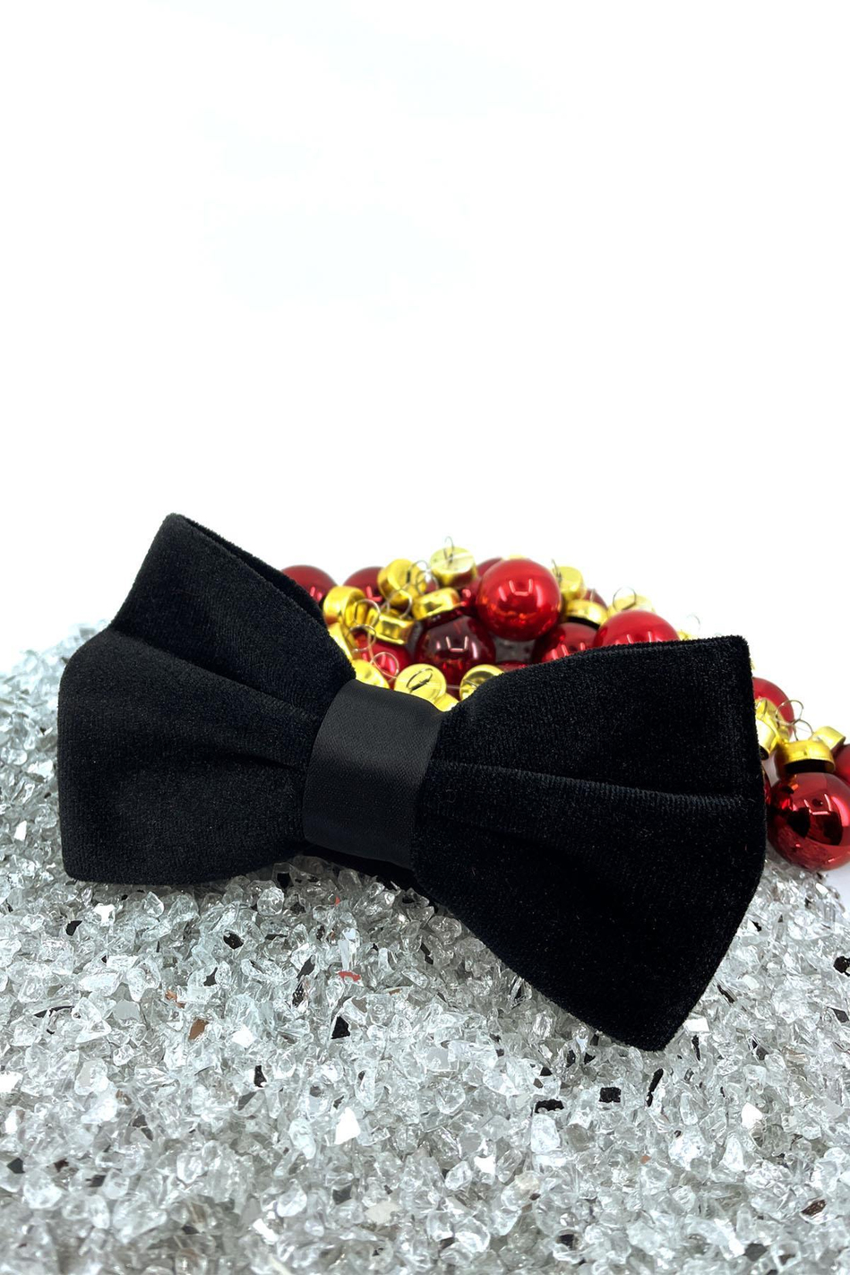 Siyah Kadife Papyon P498