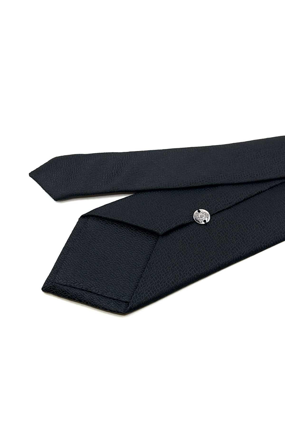 Siyah Kare Desen Mendilli Klasik Kravat KK12450