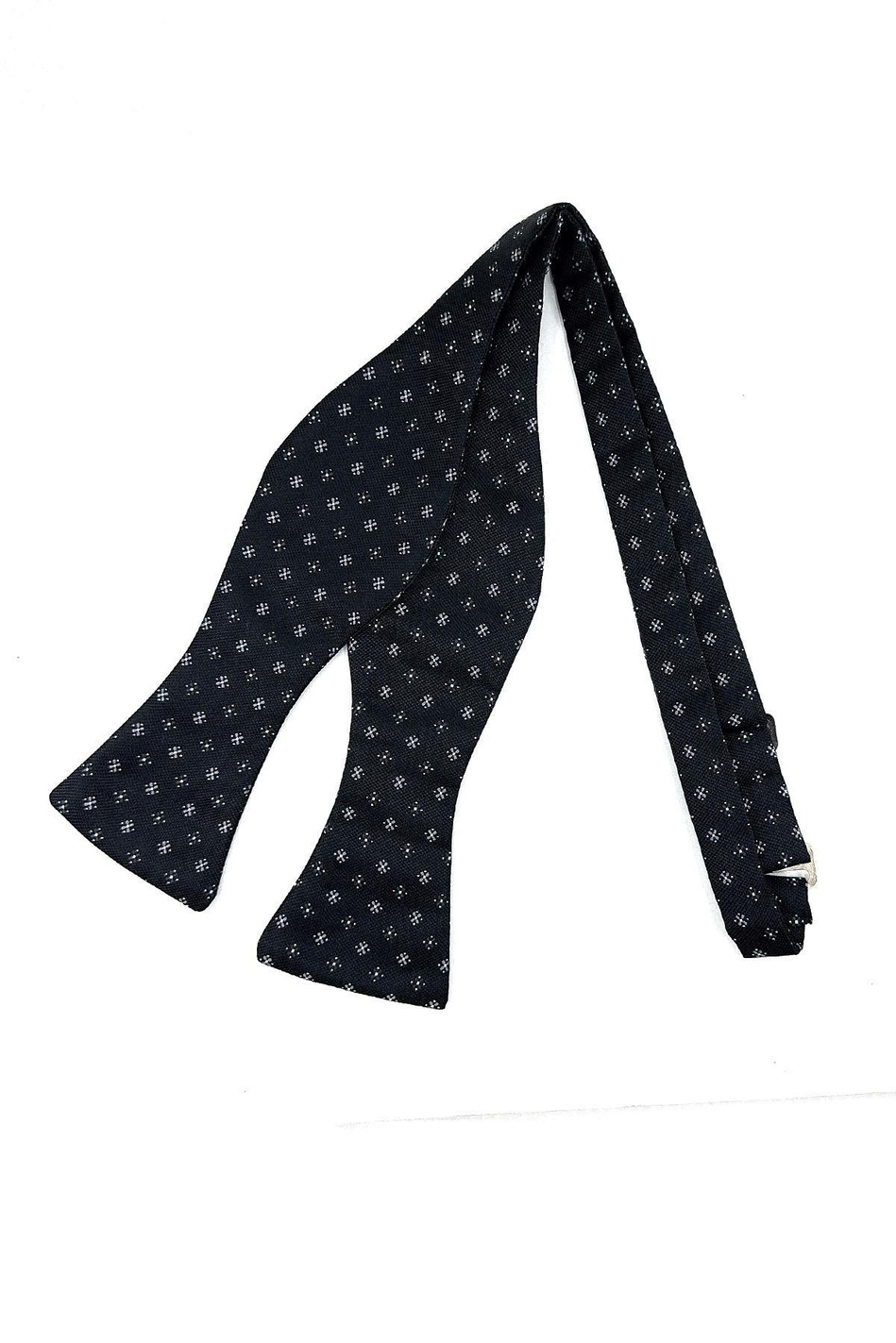 Siyah Küçük Desen Açık Papyon AP126