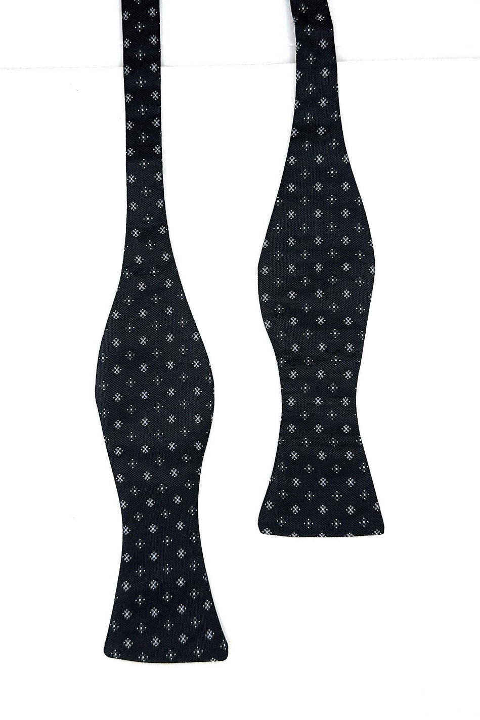 Siyah Küçük Desen Açık Papyon AP126