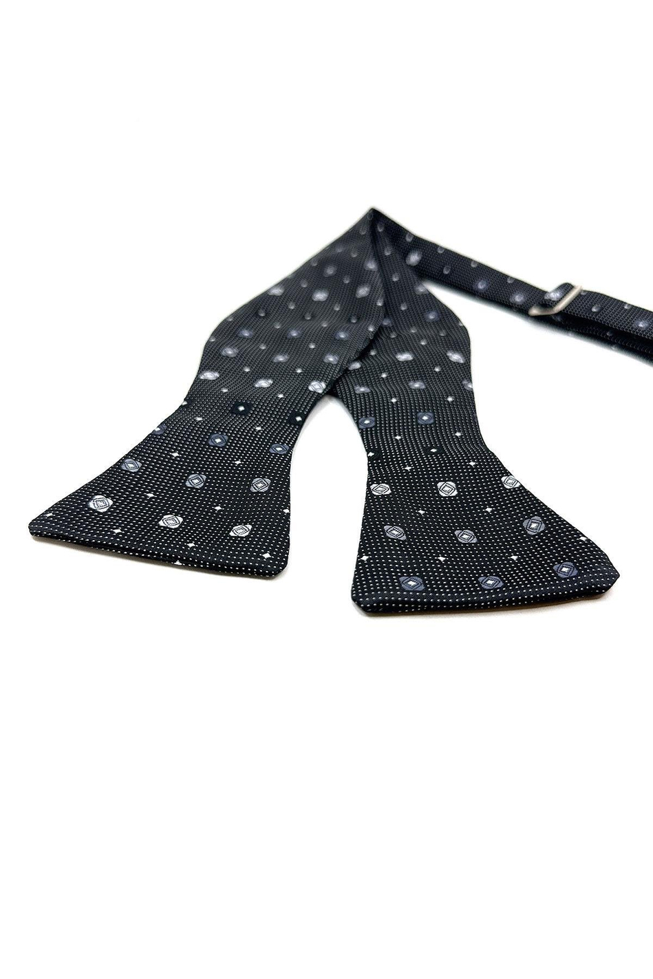 Siyah Küçük Desen Açık Papyon AP136