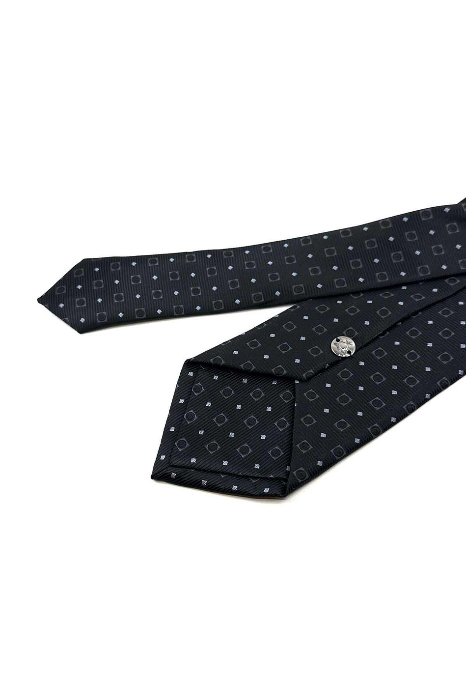 Siyah Küçük Desen Mendilli Klasik Kravat KK12517