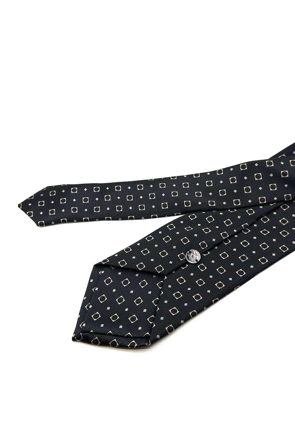 Siyah Küçük Desen Mendilli Klasik Kravat KK12515