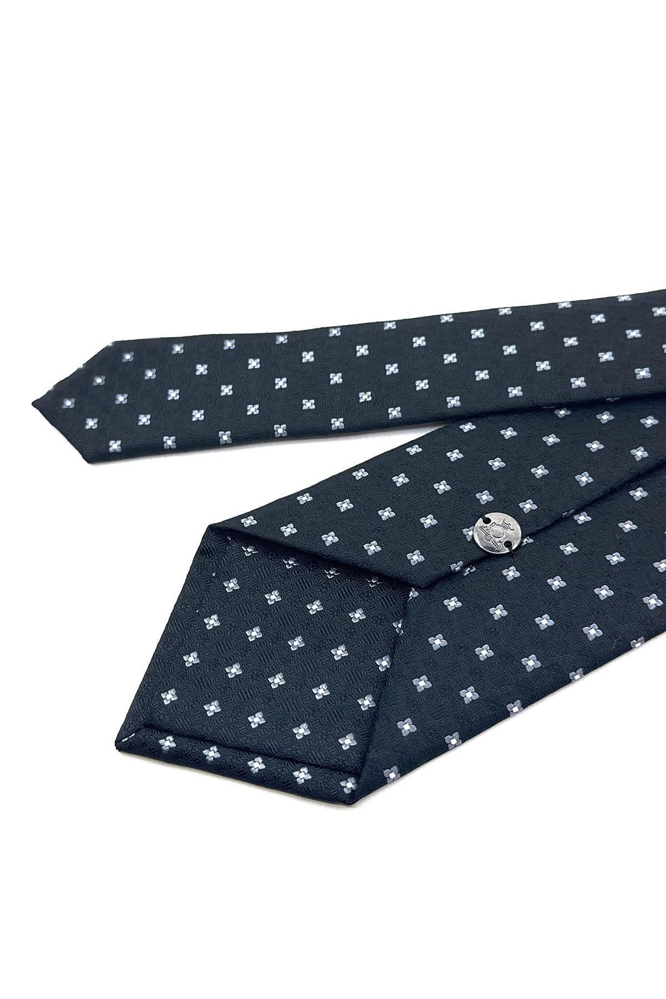 Siyah Küçük Desen Mendilli Klasik Kravat KK11860
