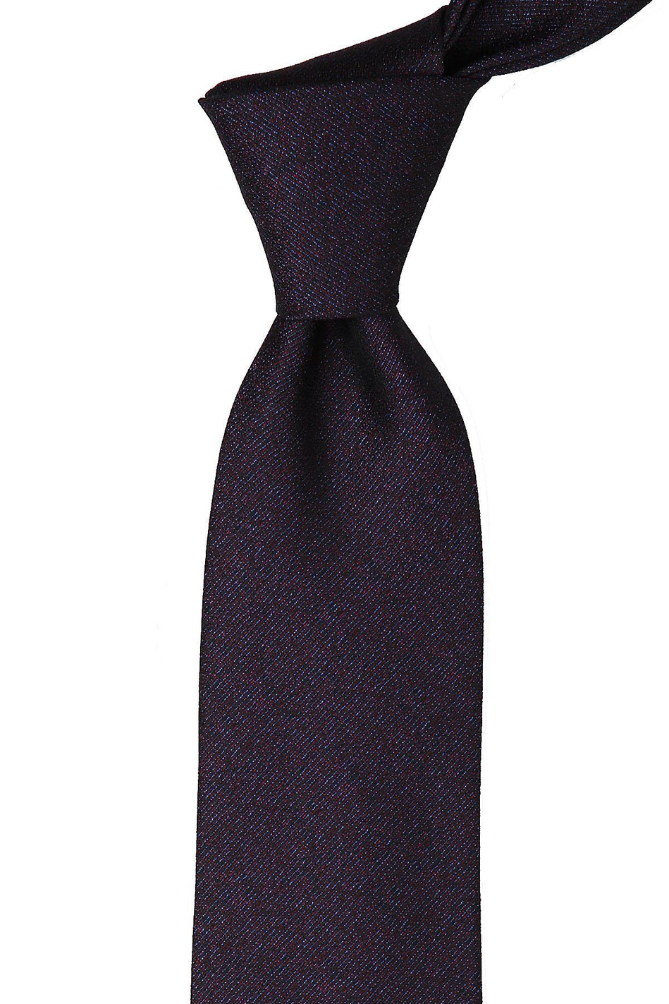 Siyah Kum Desen Mendilli Klasik Kravat KK9431