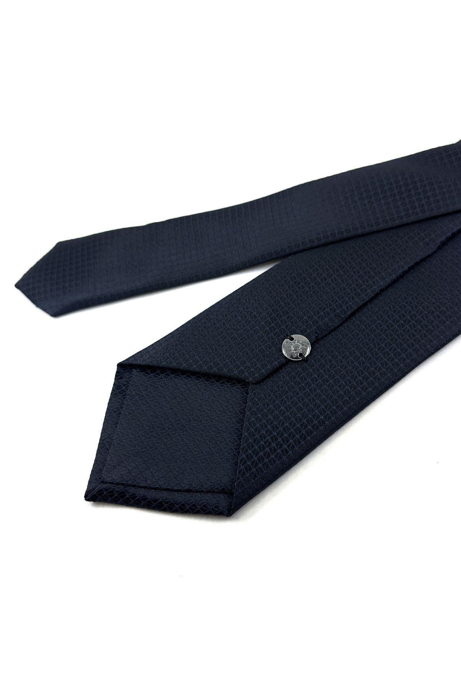 Siyah Nokta Desen Mendilli Klasik Kravat KK11118