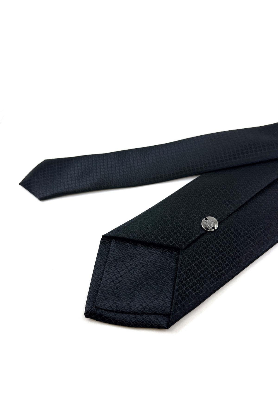 Siyah Nokta Desen Mendilli Klasik Kravat KK11112