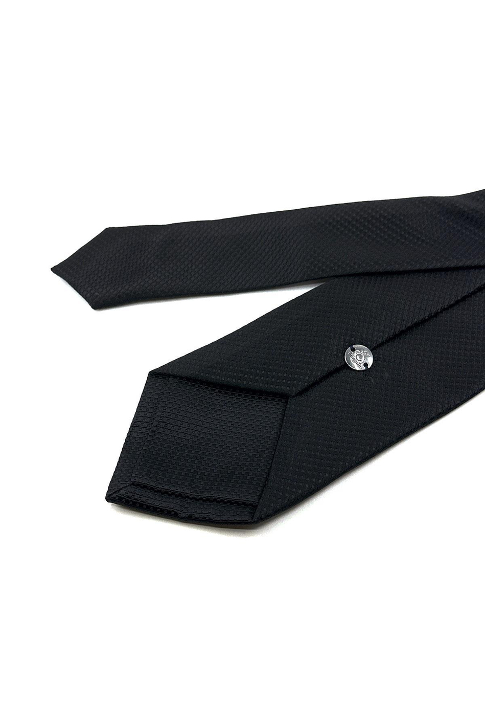 Siyah Nokta Desen Mendilli Klasik Kravat KK11955