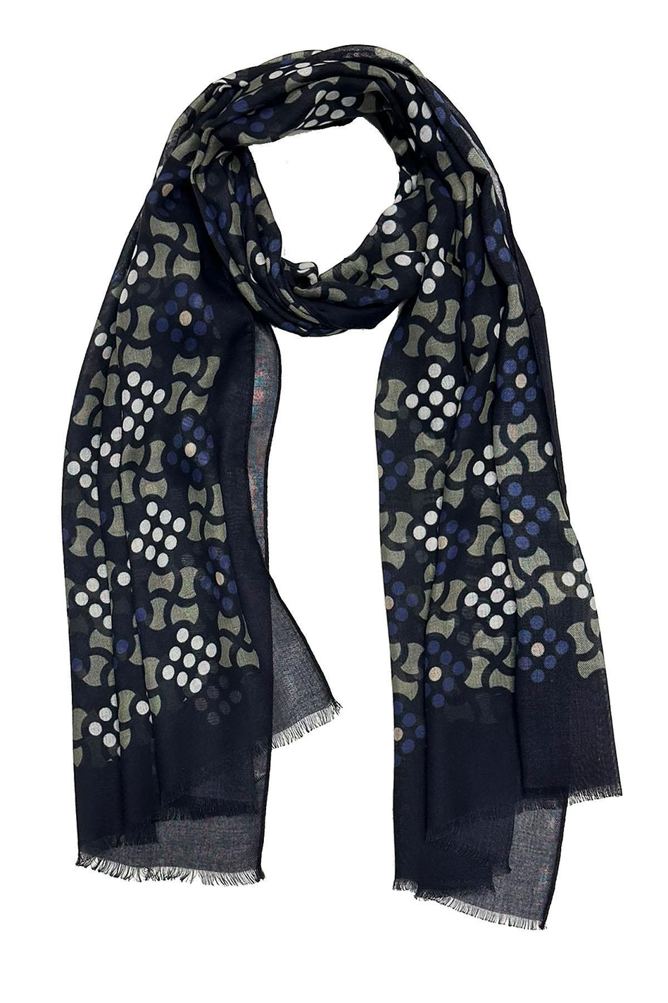 Spring Style Lacivert İtalyan Modal Kaşkol MDL04