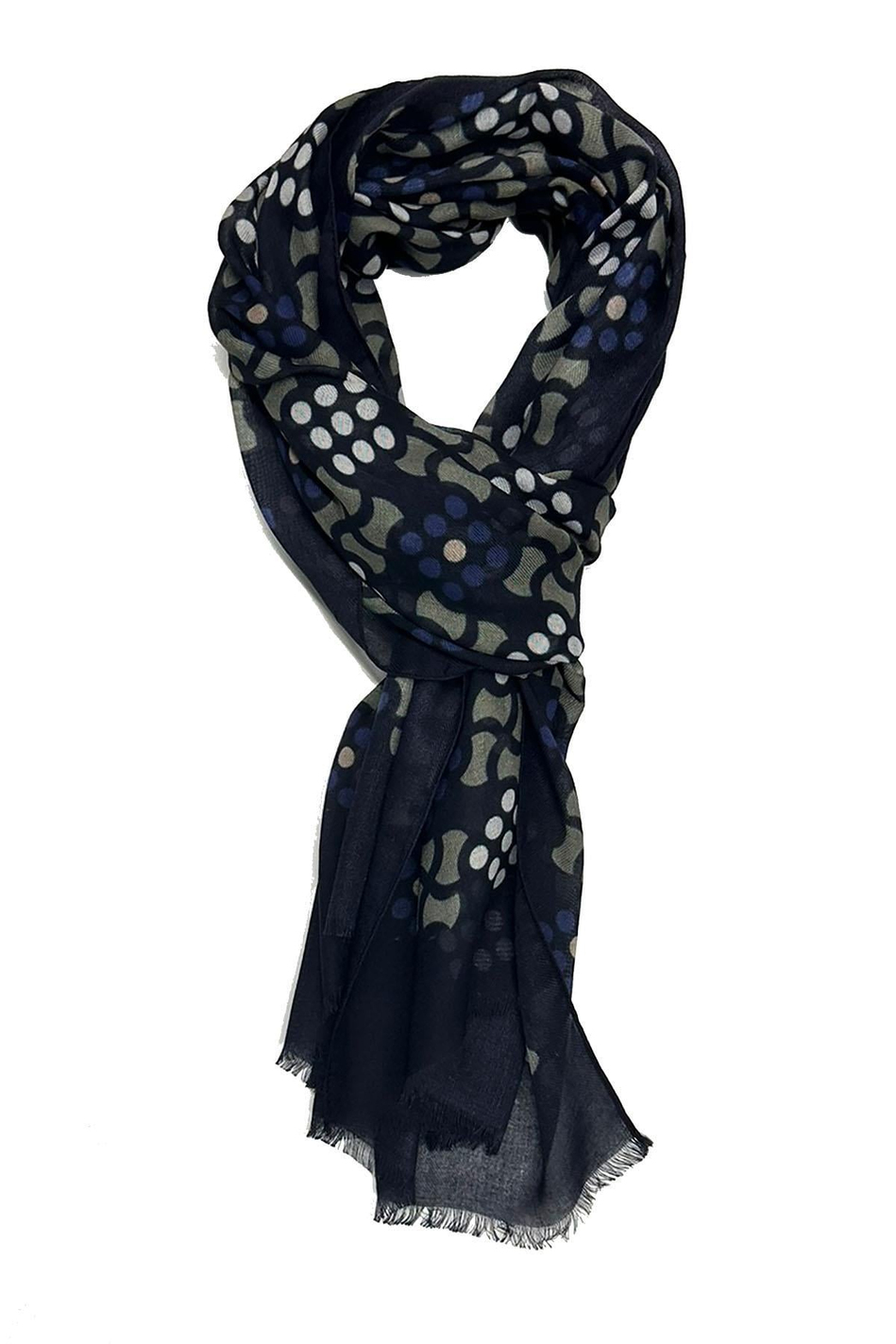 Spring Style Lacivert İtalyan Modal Kaşkol MDL04