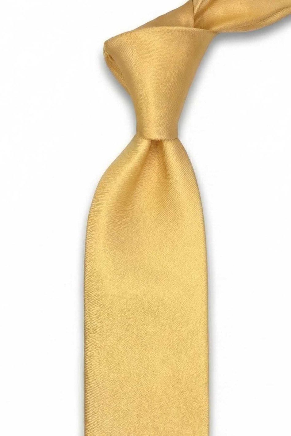 Tizarella Style Sarı İtalyan İpek Kravat İK2156