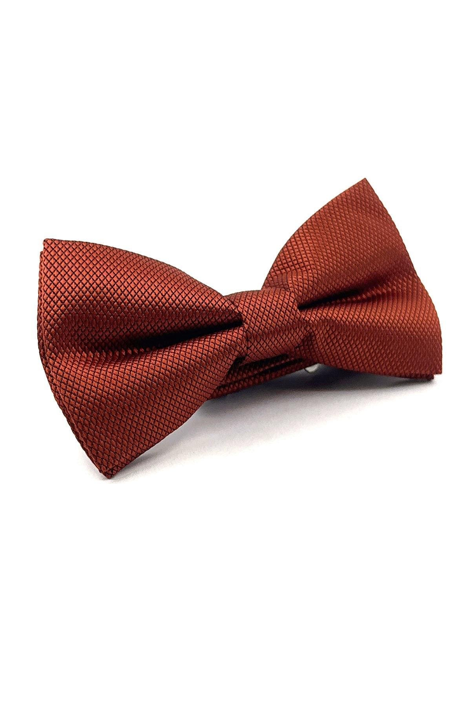 Turuncu Kendinden Desen Papyon P1722