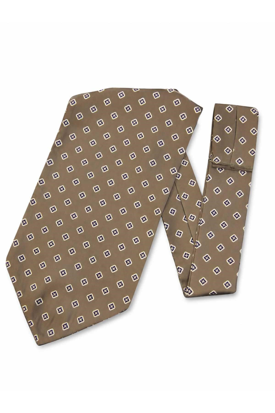 Vizon Küçük Desen Ascot Kravat K687