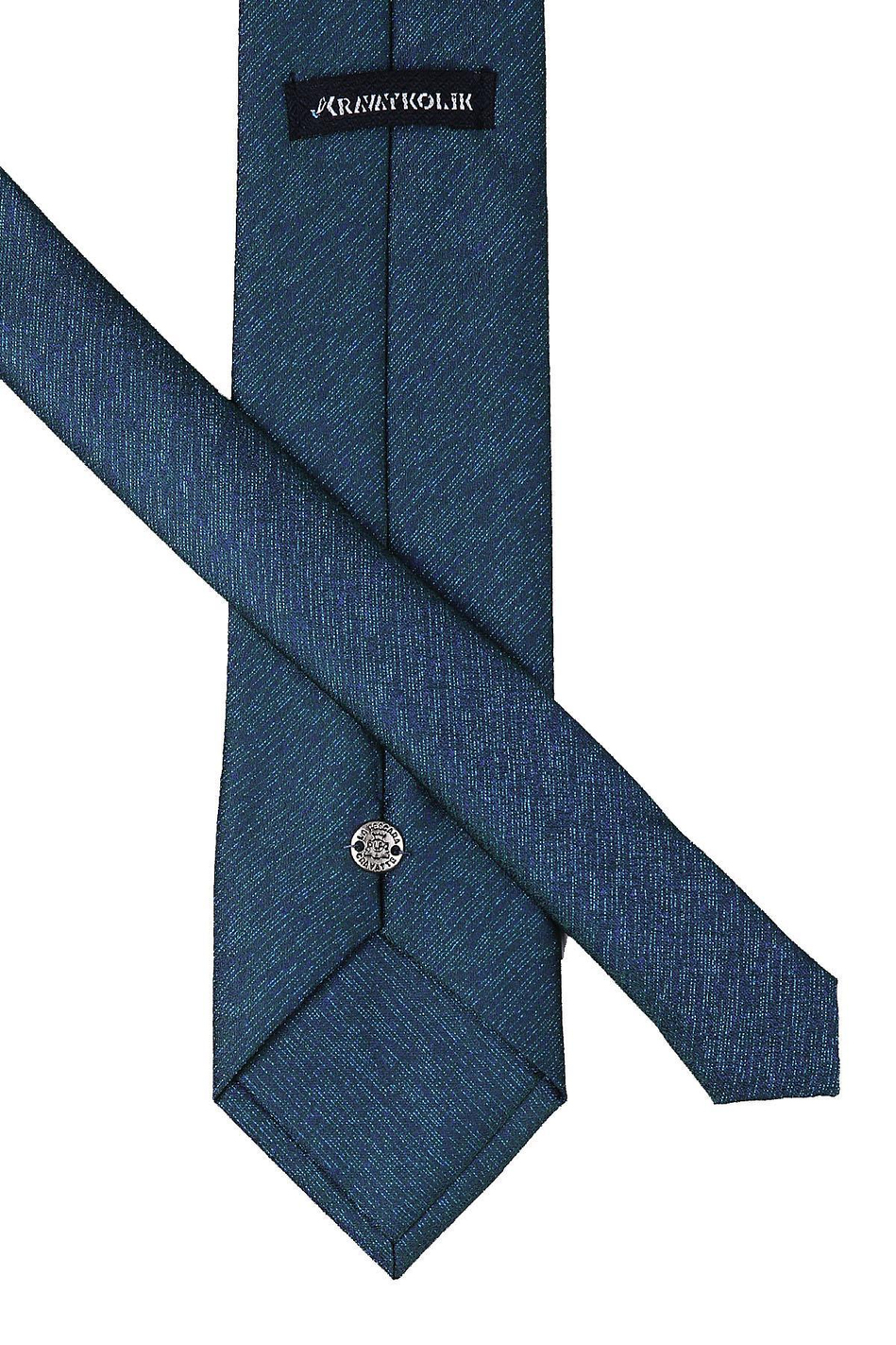 Yeşil Kum Desen Mendilli Klasik Kravat KK9476