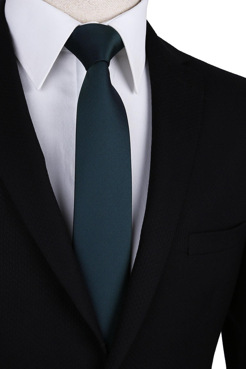 Yeşil Nokta Desen Slim Kravat SK7598