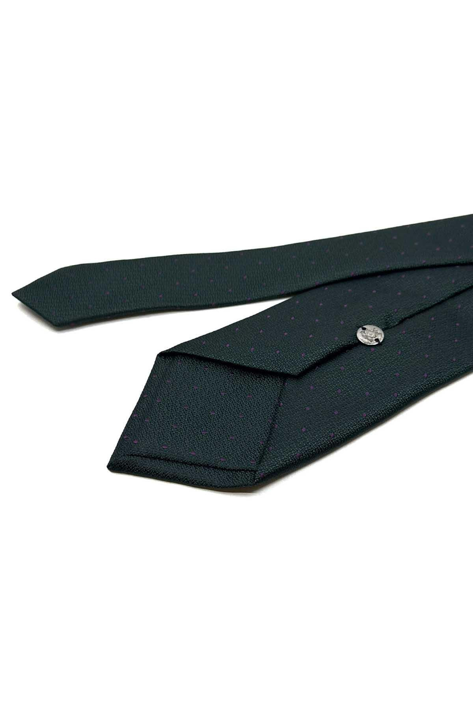 Yeşil Puantiye Desen Mendilli Klasik Kravat KK12890