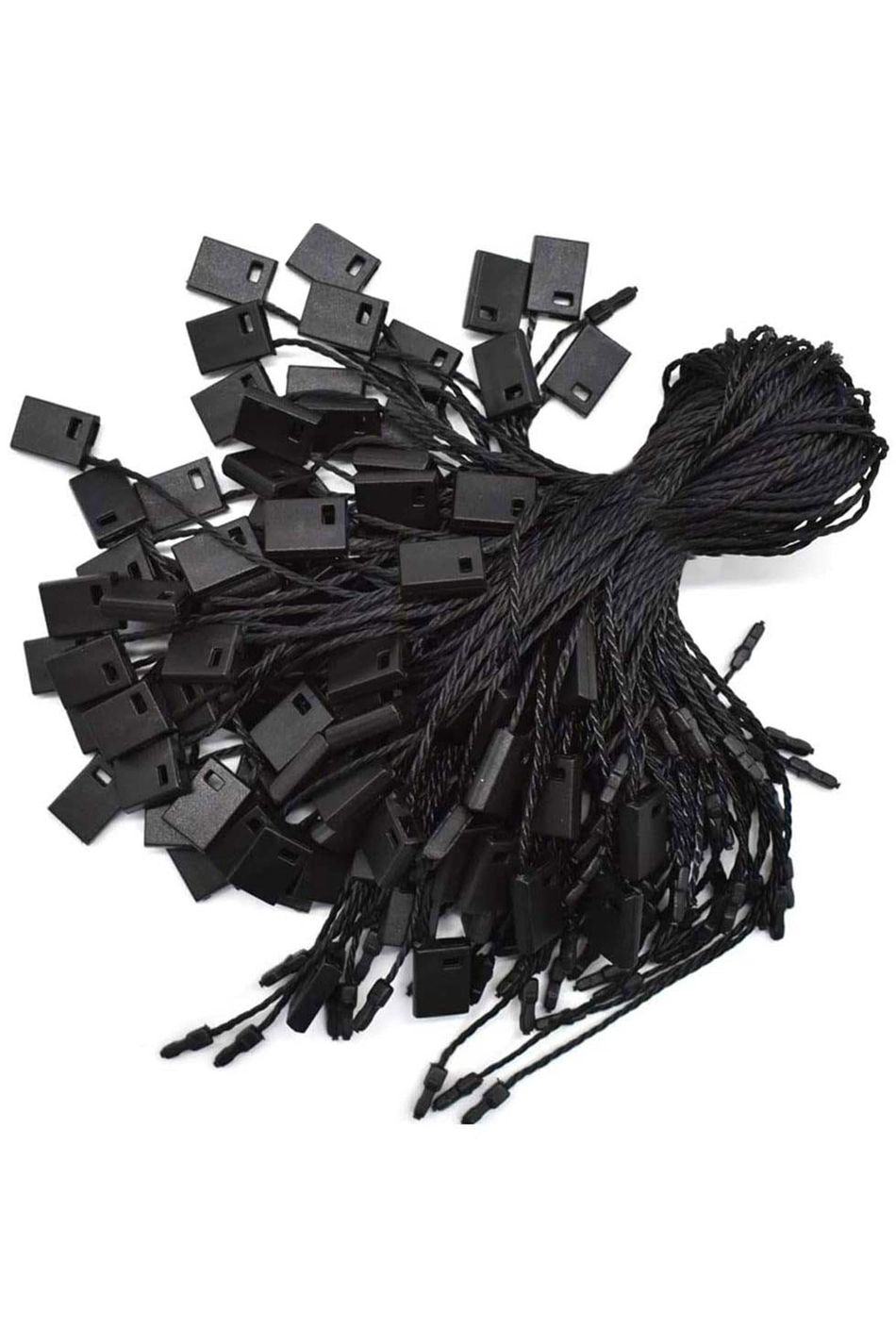 1000 Adet Siyah Plastik Kilitli Etiket İpi B-0118-S