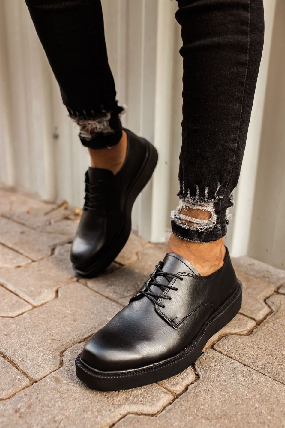 CH001 - FST Classic Lace Erkek Ayakkabı SIYAH