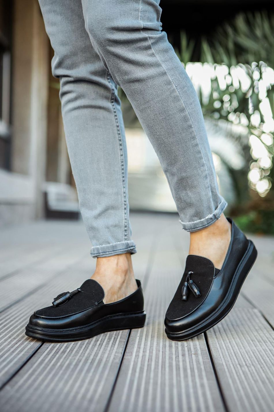 CH002 CST Loafer Pelle Erkek Siyah Ayakkabı