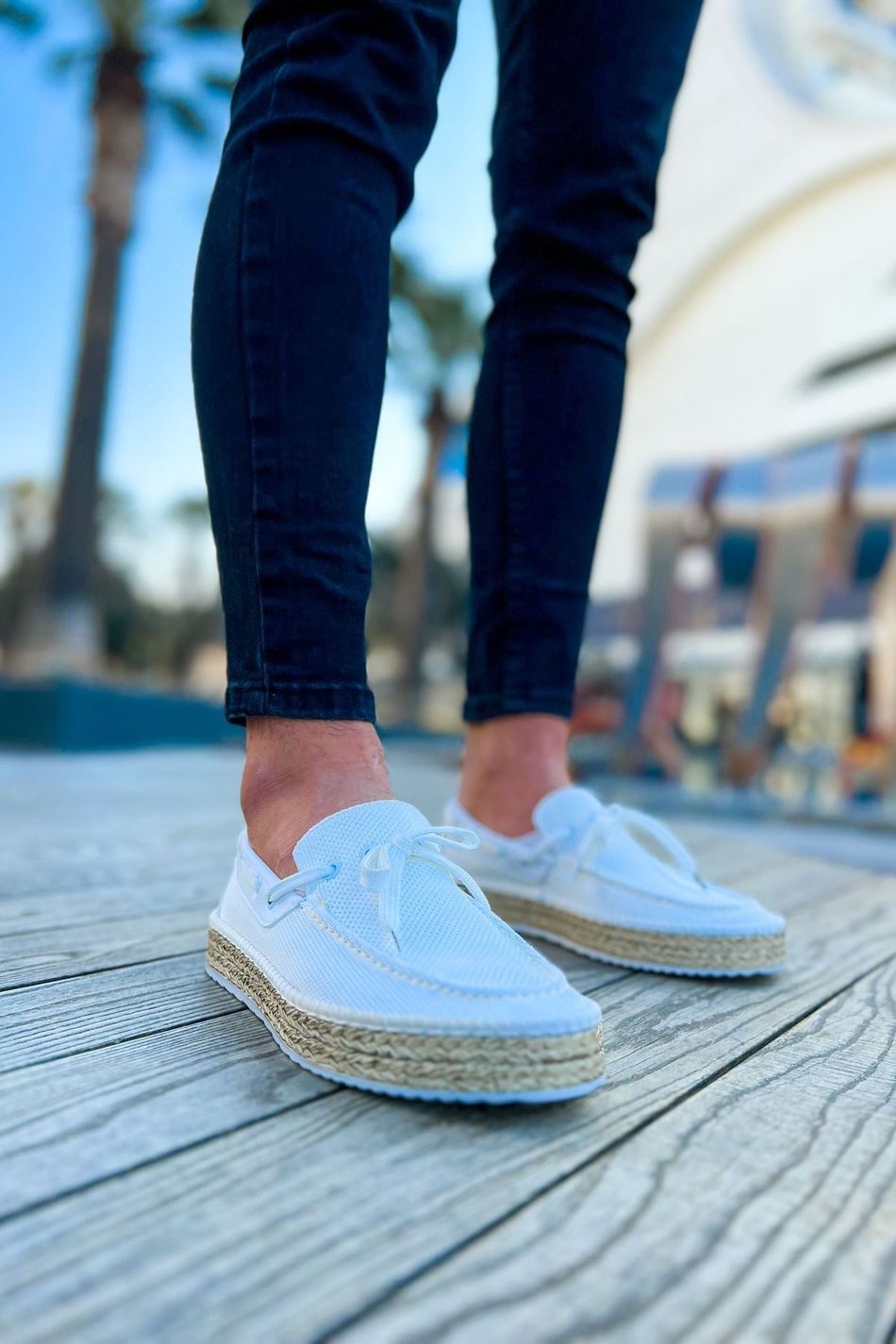 CH311 - Espadril Erkek Ayakkabı BEYAZ