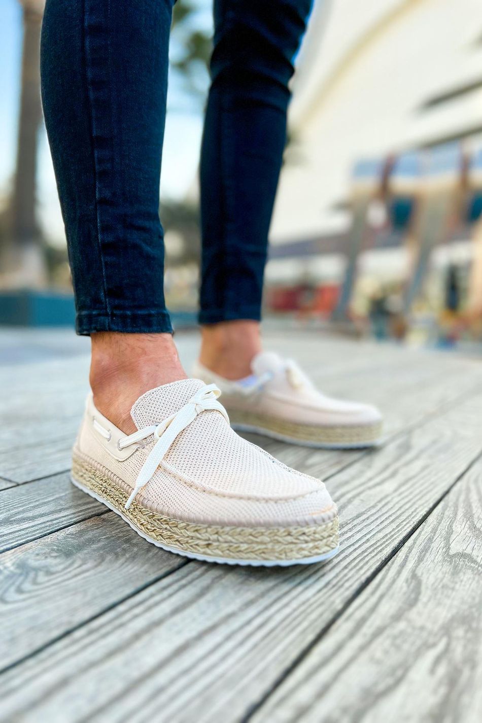 CH311 - Espadril Erkek Ayakkabı BEJ