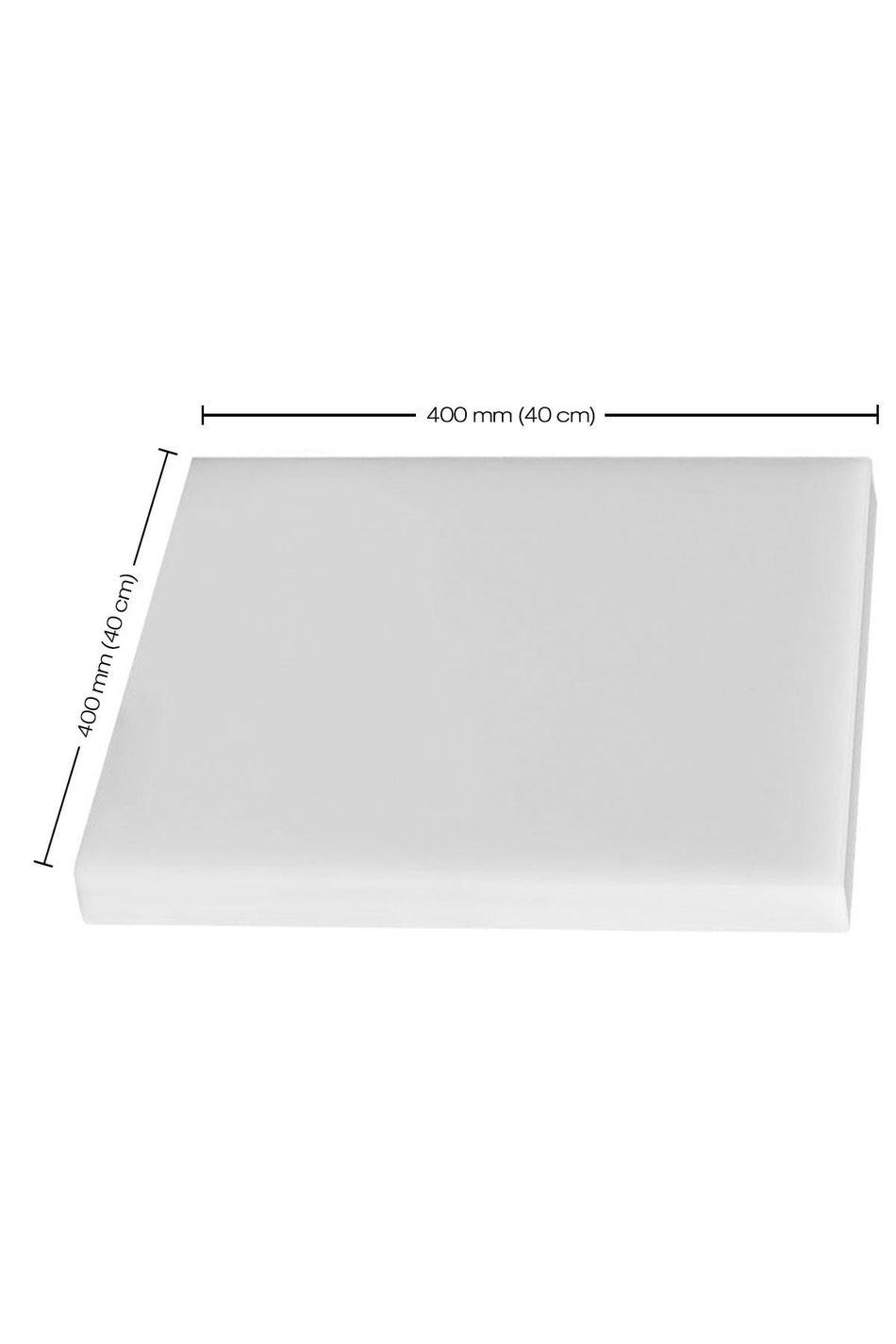 Beyaz 40x40 cm 50 mm Polietilen Köpük Kesim Takozu B-0106-40X40