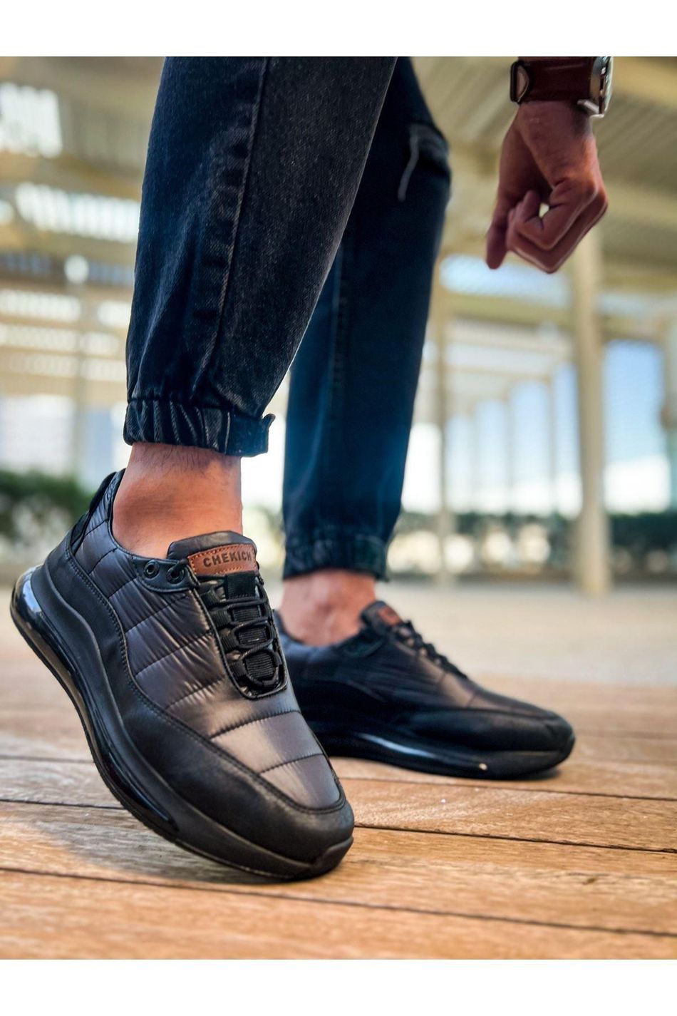 CH179 RST Sporty Runner Siyah Erkek Ayakkabı