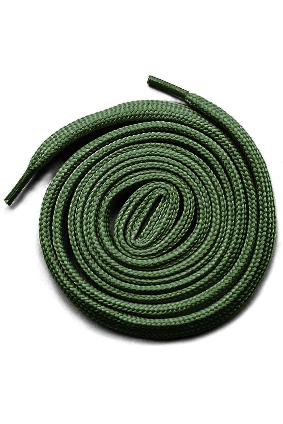 Haki Yeşil 1 cm Kalınlığında 1 Çift Yassı Spor Ayakkabı Bağcığı BGCK-0001-HKY.70CM