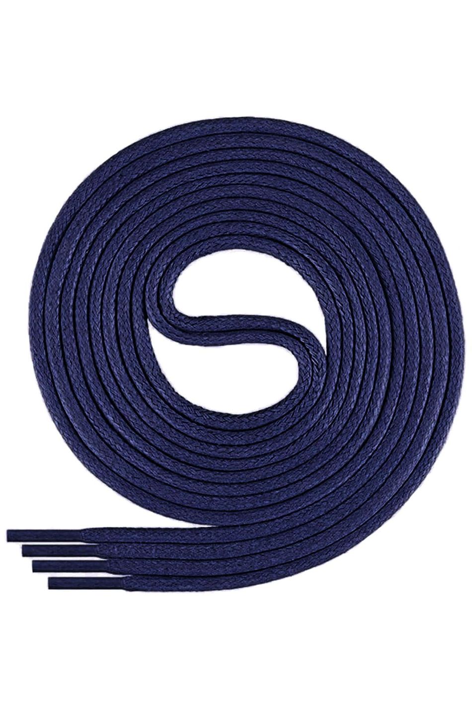 130 Cm 4 MM Lacivert Yuvarlak 1 Çift Ayakkabı Bağcığı