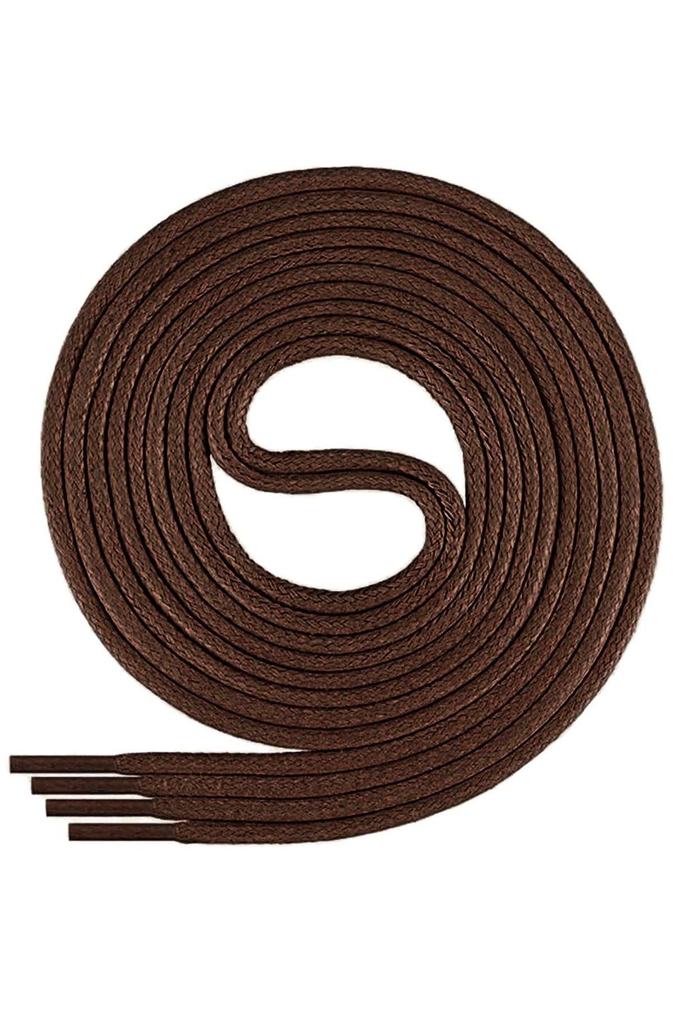 110 Cm 4 MM Kahverengi Yuvarlak 1 Çift Ayakkabı Bağcığı