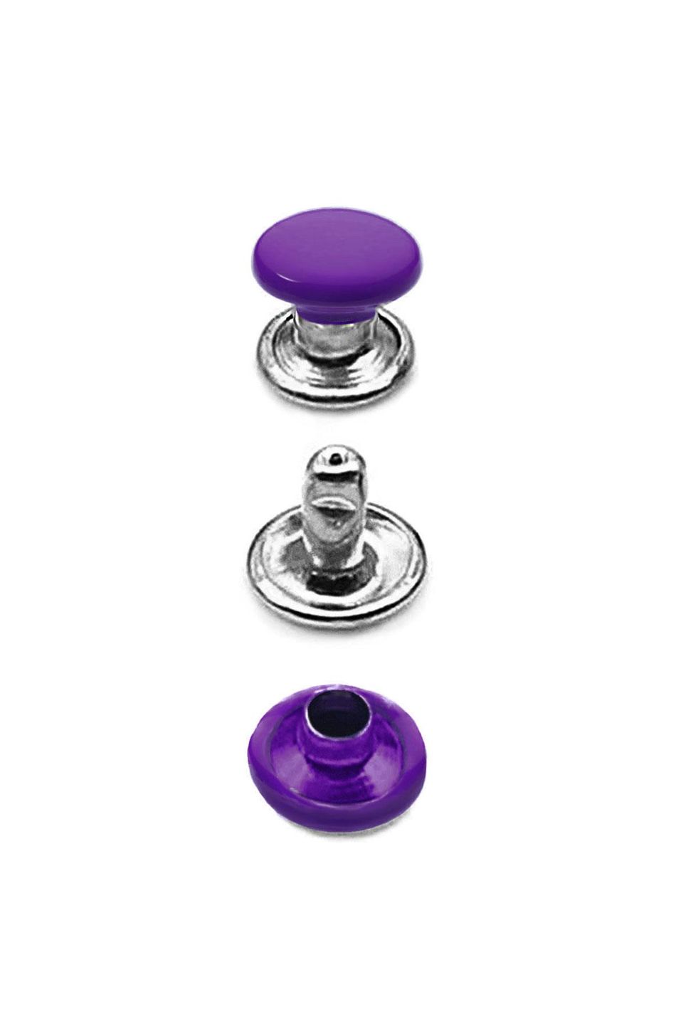5 MM 00 No Mor Renkli 30 Adet Perçin Rivet