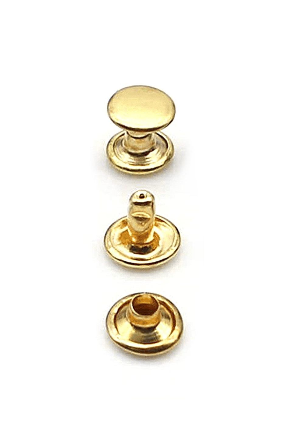 5 MM 00 No Altın Renkli Perçin Rivet 30 Adet