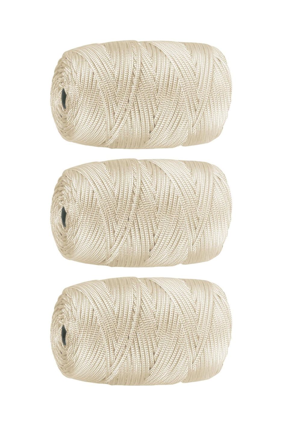 Krem 2 MM Parlak Sentetik Polyester 300 M Makrome İplik