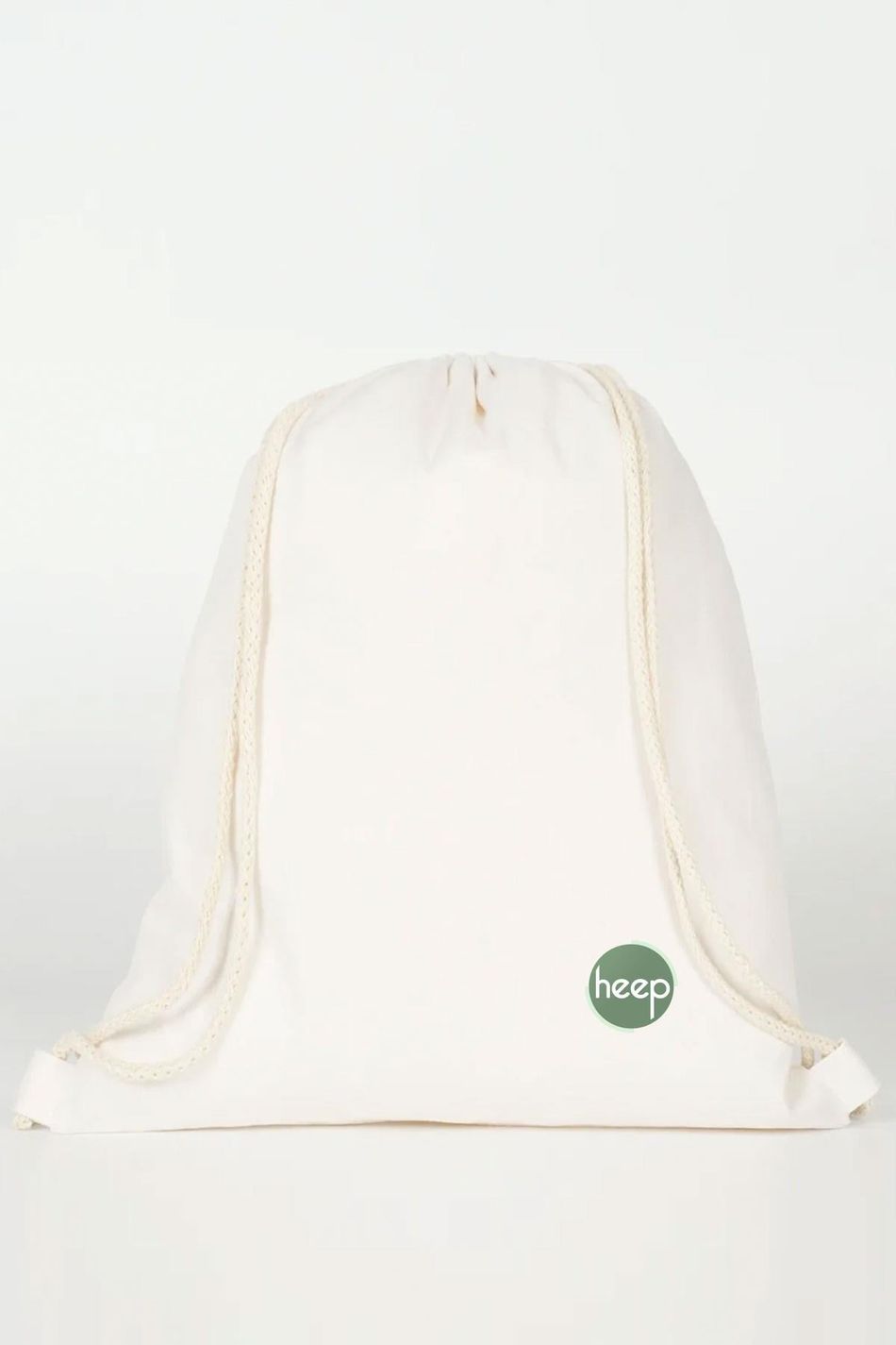 Heep Krem 35x40 cm Unisex Ham Bez Büzgülü Sırt Ayakkabı Çantası HC-001-KR