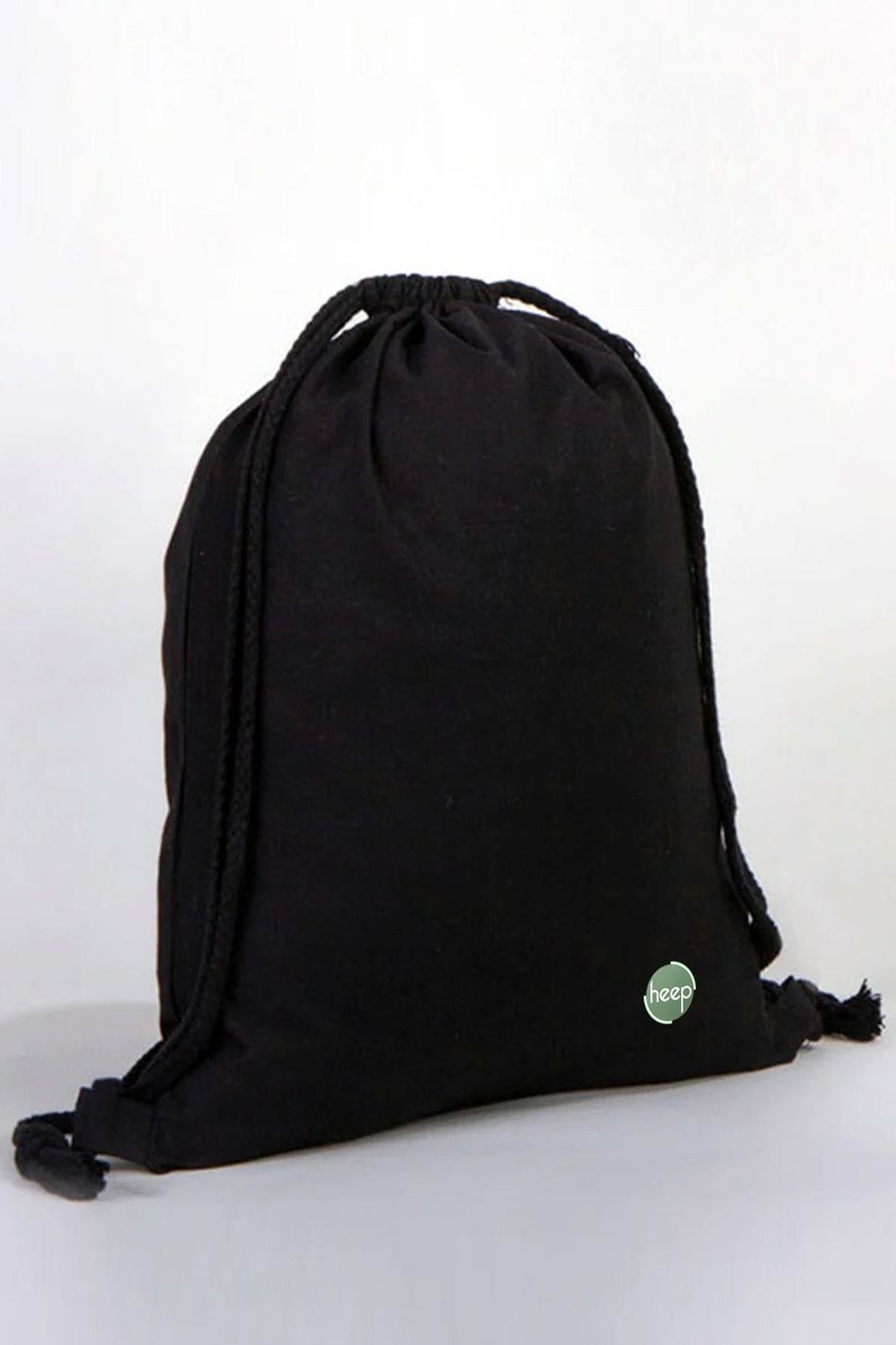 Heep Siyah 35x40 cm Unisex Ham Bez Büzgülü Sırt Ayakkabı Çantası HC-001-S