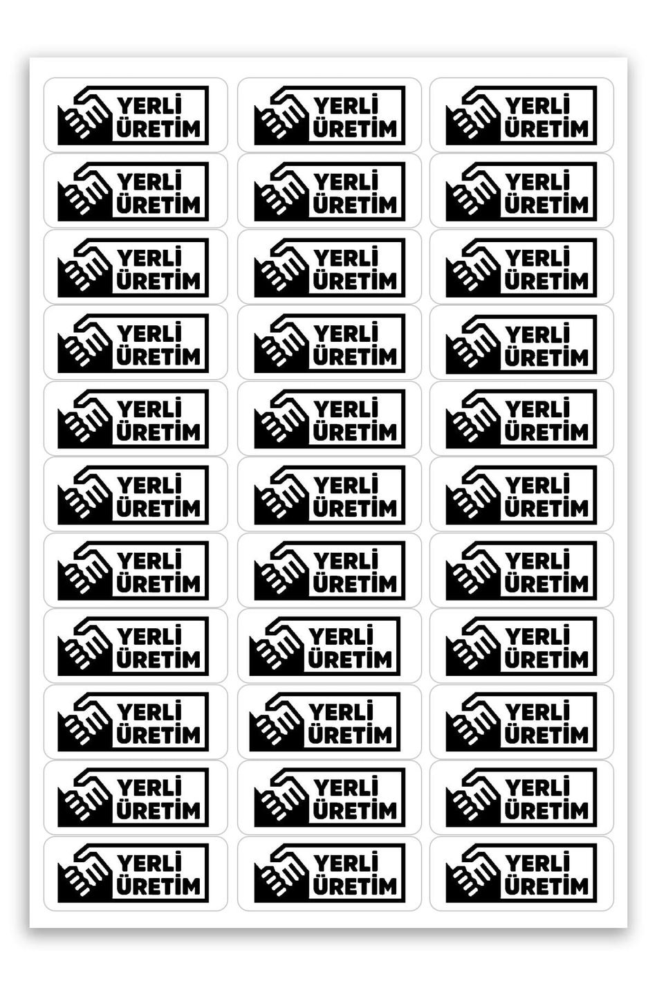 Kendinden Yapışkanlı 330 Adet Yerli Üretim Etiketi B-0115-ETK