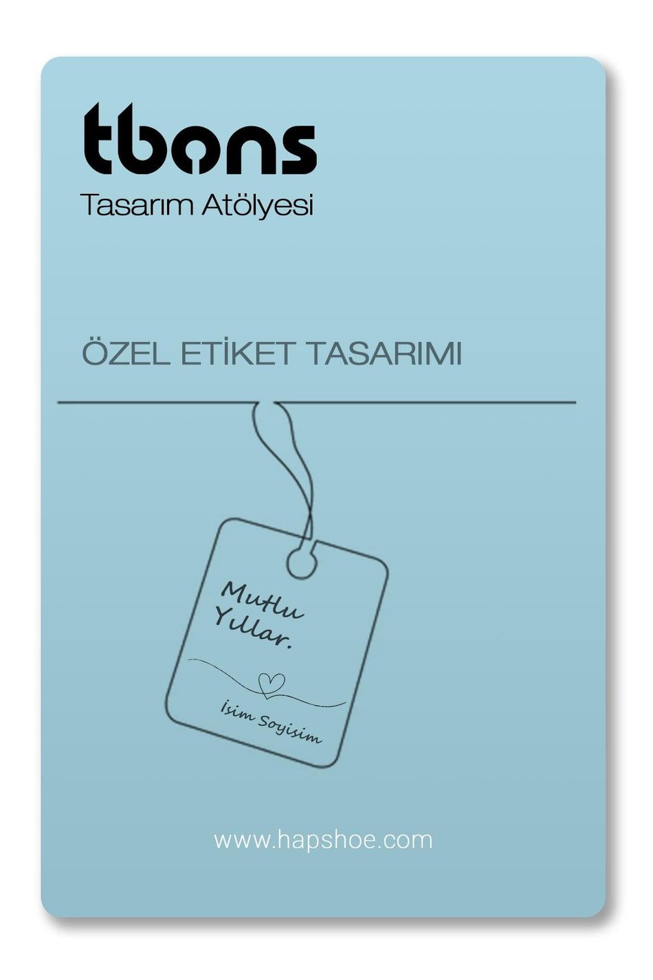 Kişiye Özel Metin Tasarımı OZL-TSRM-PK1