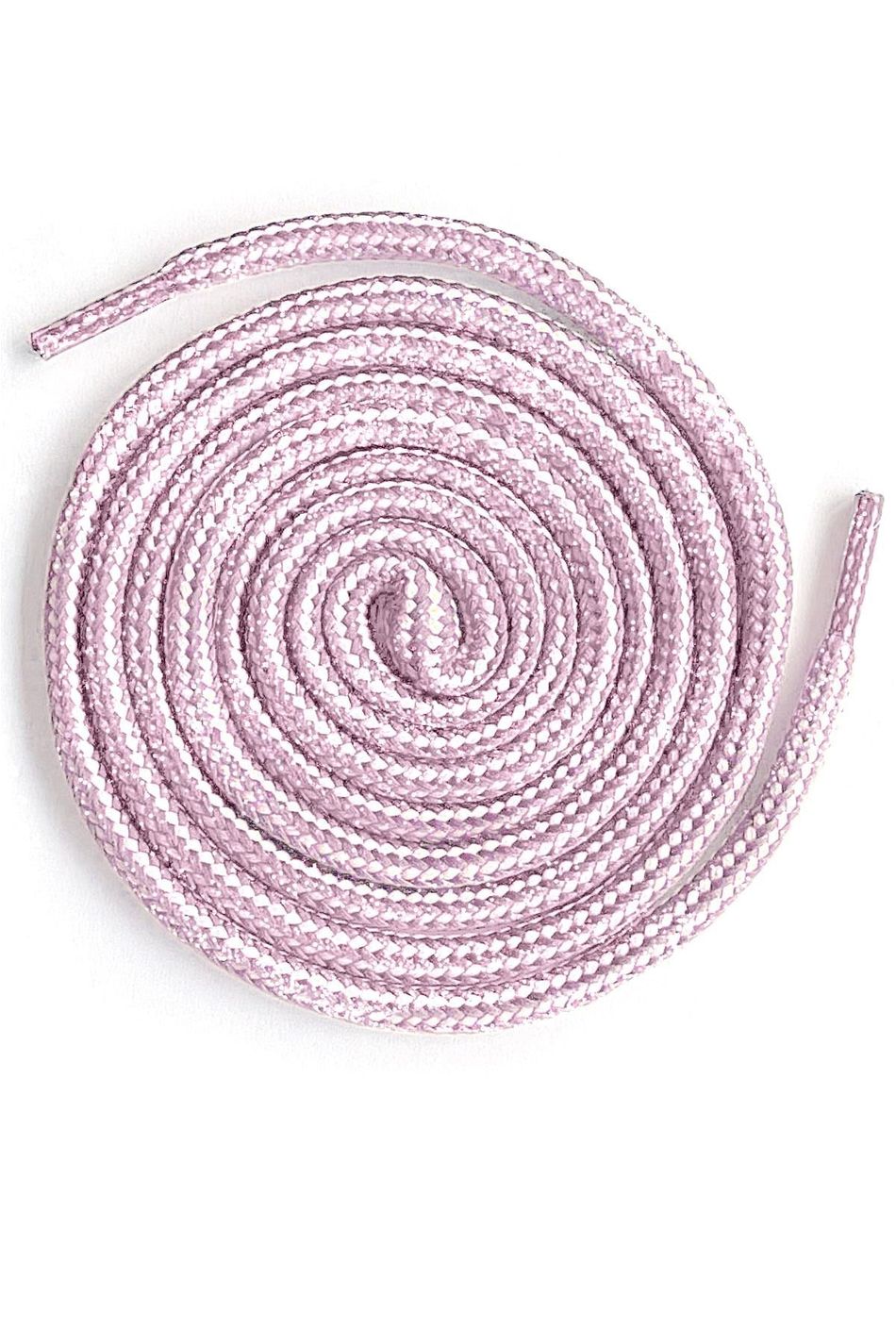 Pembe Beyaz Simli 5 MM Yuvarlak Bot Bağcığı BGCK-0002-PBSI.120CM