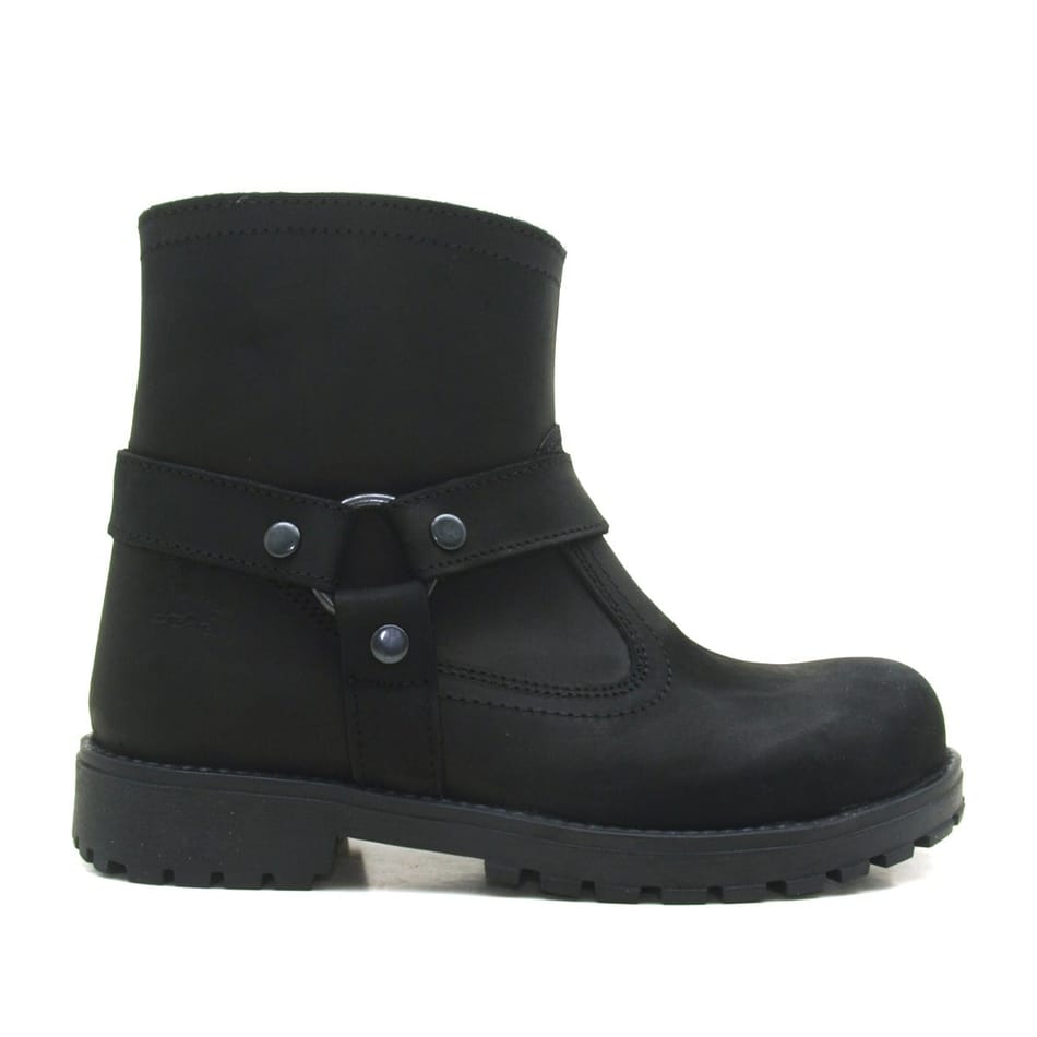 Raker® Garuda Hakiki Deri Fermuarlı Kışlık Unisex Çocuk Çizme