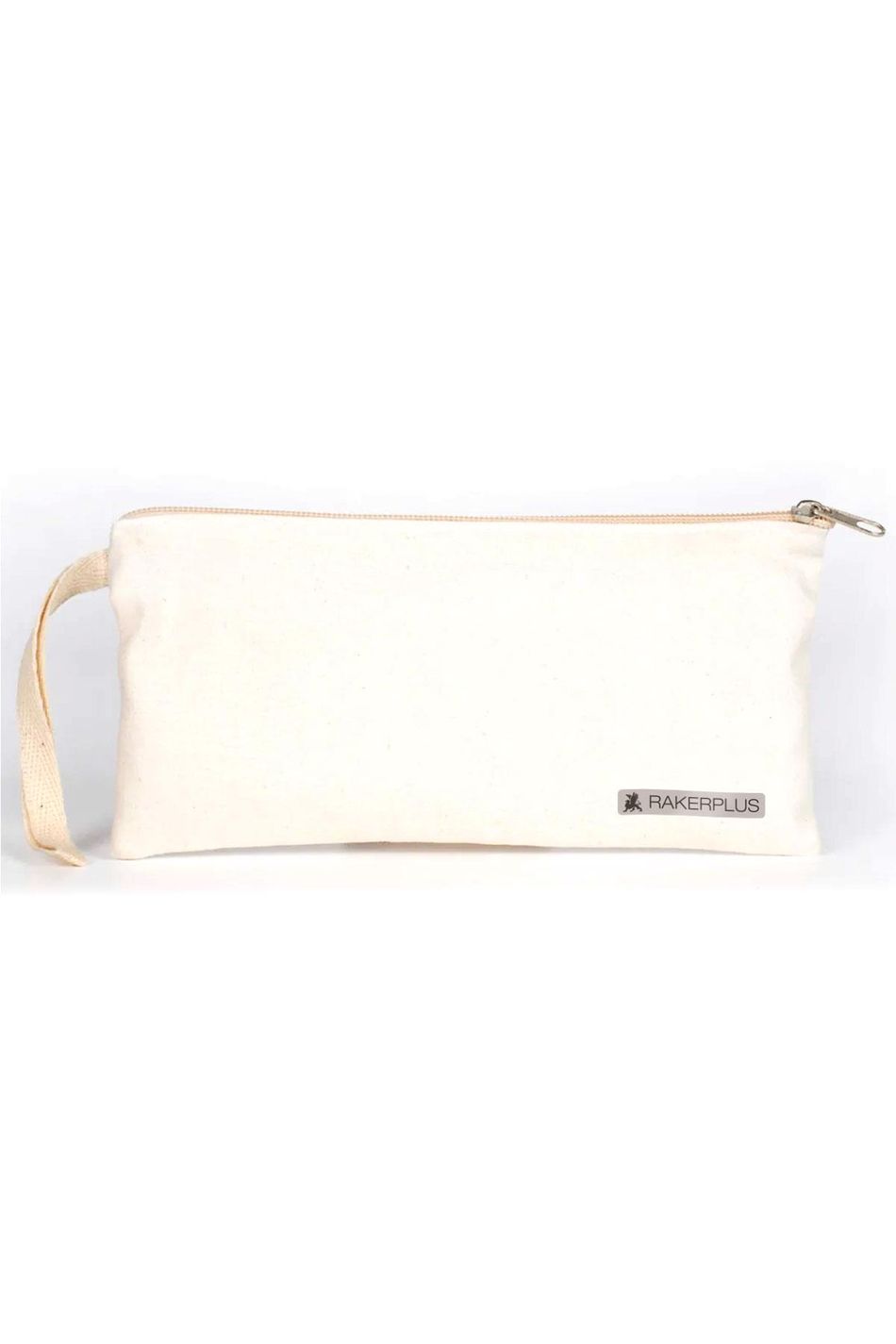 Rakerplus Krem 21x10 cm Fermuarlı Gabardin Kumaş Kalemlik RC-0004-KR