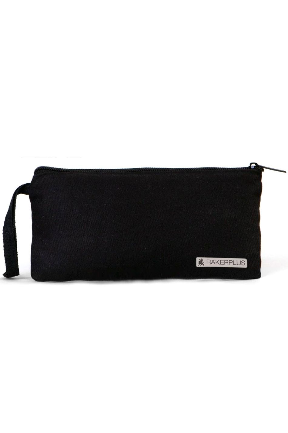 Rakerplus Siyah 21x10 cm Fermuarlı Gabardin Kumaş Kalemlik RC-0004-S