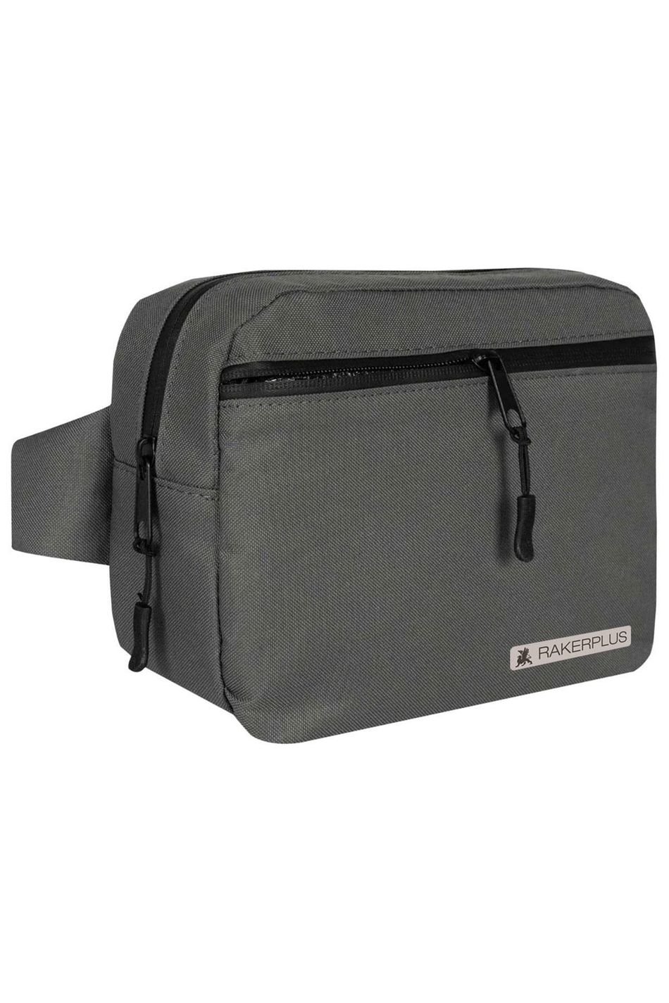 Rakerplus Gri Unisex Minimal 21x15x5 cm Bel ve Göğüs Çantası