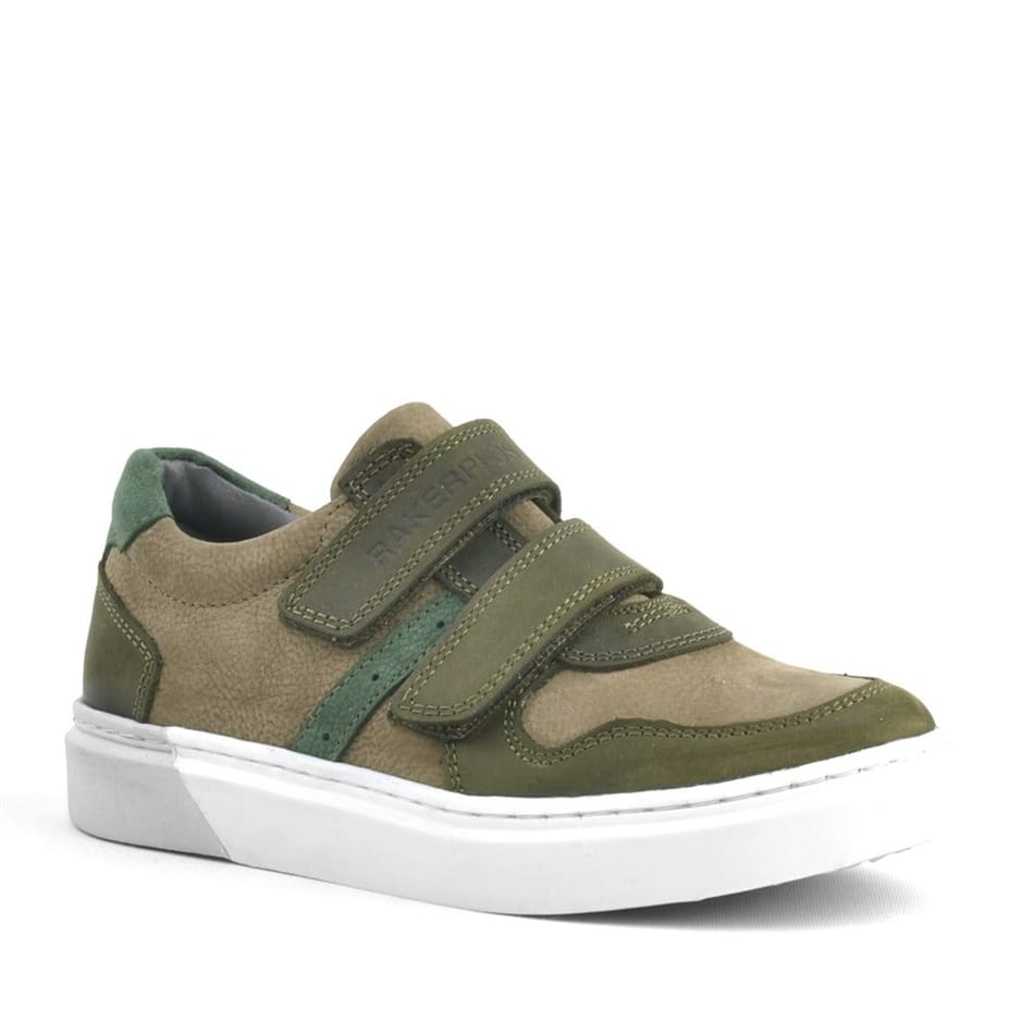 Rakerplus Hakiki Deri Haki Cırtlı Erkek Çocuk Sneaker